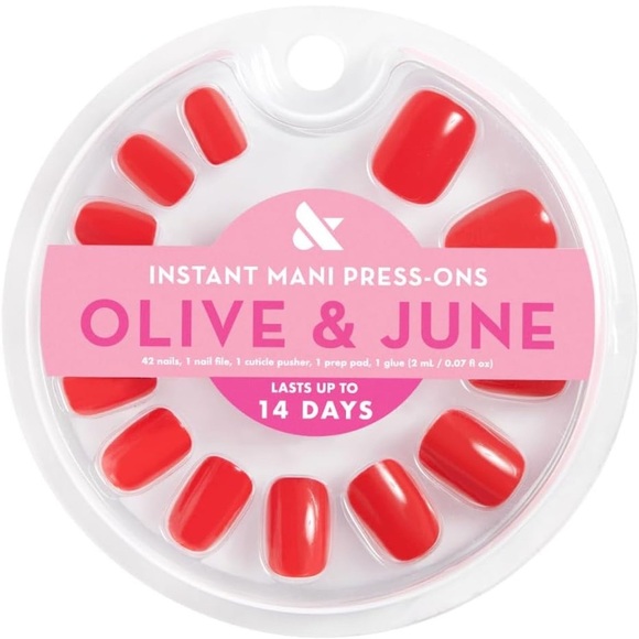 CV | Olive and June | Instant Mani Press-On Nails (Glue) | Short, Squoval - Picture 2 of 5